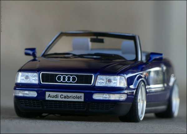1:18 Audi 80 2.8 V6 Cabrio "Santorin Blue Edition"